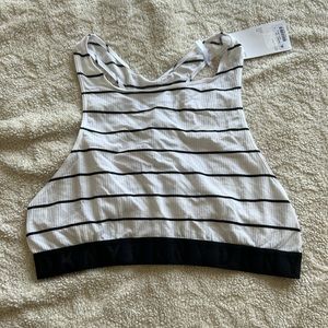 DKNY Striped Sports Bra SZ XL
